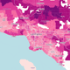 Illustration for article titled Map: The average commuting times in the United States